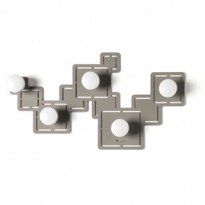 Arti e Mestieri - Modello: Malago - Appendiabiti da parete in metallo dal design moderno - SKU: 0AP5256 