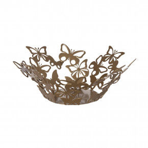 Arti e Mestieri - Modello: Farfalloso - Centrotavola piccolo in metallo dal design moderno - SKU: 0VA3903 