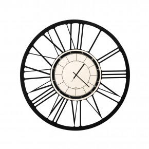 Arti e Mestieri - Orologio da muro rotondo in metallo con numero romani dal design moderno - SKU: 0OR3826 