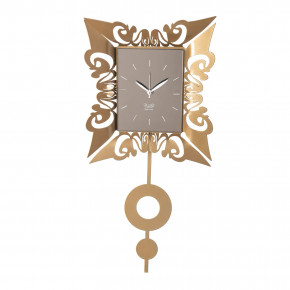 Arti e Mestieri - Modello: Vaniti - Orologio da parete decorativo con pendolo in metallo dallo stile elegante - SKU: 0OR3914 