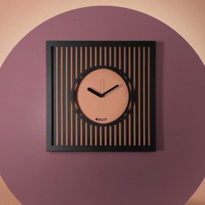 Arti e Mestieri - Modello: Tiffany - Orologio da parete moderno in metallo con quadrante circolare cornice traforata - SKU: 0OR3999 