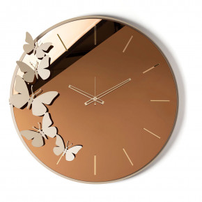 Arti e Mestieri - Modello: Diana - Orologio da parete in metallo con quadrante in vetro dal design moderno - SKU: 0OR5170 