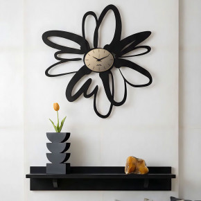 Arti e Mestieri - Modello: Shodo - Orologio da parete in metallo con quadrante in vetro dal design moderno - SKU: 0OR5168 