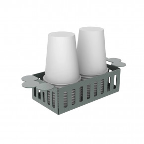 Arti e Mestieri - Modello: Old - Porta bicchieri in metallo dal design moderno ed elegante - SKU: 0VA3946