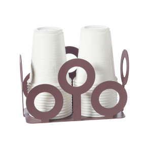 Arti e Mestieri - Modello: Bollicine - Porta bicchieri in metallo per bicchieri di plastica - SKU: 0VA5045 