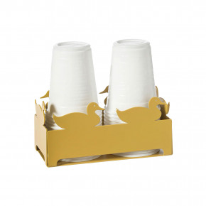 Arti e Mestieri - Modello: Duck - Porta bicchieri in metallo per bicchieri di plastica - SKU: 0VA5084