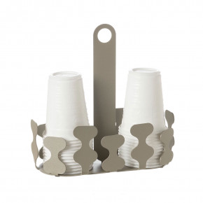 Arti e Mestieri - Modello: Nori - Porta bicchieri in metallo per bicchieri di plastica - SKU: 0VA5235