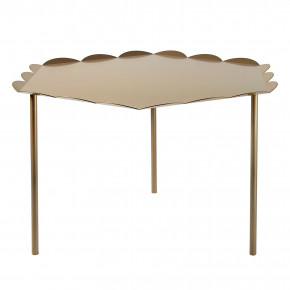 Arti e Mestieri - Modello: Merletto - Tavolino da soggiorno dal design moderno esagonale - SKU: 0TA3988