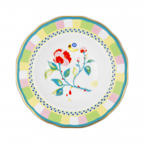 Baci Milano - Modello: Mamma Mia - Piatto fondo in porcellana dal design moderno ed elegante "Fiore" - Colore: Multicolore - SKU: PLA2.MAM03 - Codice EAN: 8059793462948