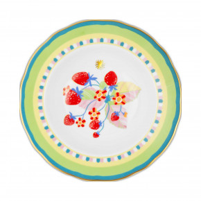 Baci Milano - Modello: Mamma Mia - Piatto fondo in porcellana dal design moderno ed elegante "Fragole" - Colore: Multicolore - SKU: PLA2.MAM06 - Codice EAN: 8059793462979