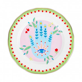 Baci Milano - Modello: Mamma Mia - Piatto frutta in porcellana dal design moderno ed elegante "Fiore" - Colore: Multicolore - SKU: PLA3.MAM03 - Codice EAN: 8059793463006