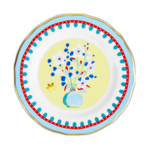 Baci Milano - Modello: Mamma Mia - Piatto per pane in porcellana dal design moderno ed elegante "Vaso" - Colore: Multicolore - SKU: PLA4.MAM04 - Codice EAN: 8059793463075