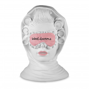 Baci Milano - Modello: Sagrada Familia - Scultura da tavolo con testa di donna dal design moderno "la sognatrice" - Colore: Bianco - SKU: HEA.SAG02W - Codice EAN: 8059793460548 