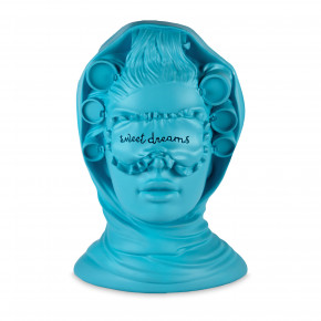 Baci Milano - Modello: Sagrada Familia - Scultura piccola da tavolo o da appendere con testa donna "la sognatrice" - Colore: Turchese - SKU: CAME.SAG02C - Codice EAN: 8059793460906 