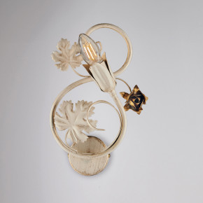 Be Light - Modello: Iris - Applique da parete piccola con struttura in metallo dalle linee classiche - Attacco Lampadina: E14 - 1 Lampadina - Watt 40W - Dimmerabile: NO - Grado di Protezione: IP20 - Classe Energetica: A+ - SKU: BL169-AP1 