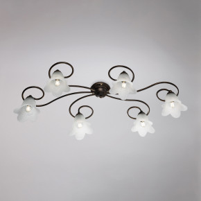 Be Light - Modello: Alice - Illuminazione da soffitto grande dalle linee classiche diffusori in vetro - Attacco Lampadina: E14 - 6 Lampadine - Watt 40W - Dimmerabile: NO - Grado di Protezione: IP20 - Classe Energetica: A+ - SKU: BL230-PL6 