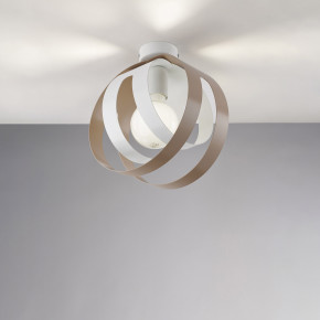 Be Light - Modello: Tobias - Lampada a soffitto con struttura e diffusore in metallo dal design moderno - Attacco Lampadina: E27 - 1 Lampadina - Watt 55W - Dimmerabile: NO - Grado di Protezione: IP20 - Classe Energetica: A - SKU: BL302-PL1 
