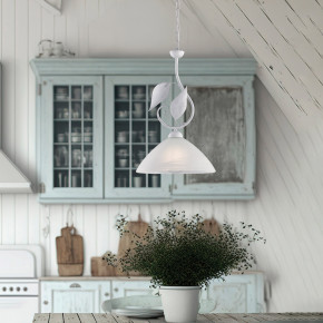 Be Light - Modello: Esse - Lampada a sospensione classica con struttura in metallo e diffusore in vetro - Attacco Lampadina: E27 - 1 Lampadina - Watt 55W - Dimmerabile: NO - Grado di Protezione: IP20 - Classe Energetica: A - SKU: BL313-1