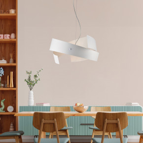 Be Light - Modello: Elisa - Lampada a sospensione con struttura e paralume in metallo dalle linee moderne - Attacco Lampadina: E27 - 3 Lampadine - Watt 60W - Dimmerabile: NO - Grado di Protezione: IP20 - Classe Energetica: A+ - SKU: BL226-3 