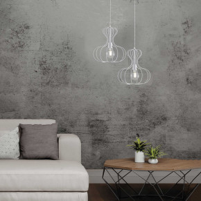 Be Light - Modello: Titty - Lampada a sospensione singola con struttura in metallo dalle linee moderne - Attacco Lampadina: E27 - 1 Lampadina - Watt 60W - Dimmerabile: NO - Grado di Protezione: IP20 - Classe Energetica: A+ - SKU: BL206 