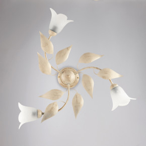 Be Light - Modello: Olga - Plafoniera piccola con struttura linee classiche in metallo e diffusore in vetro - Attacco Lampadina: E14 - 3 Lampadine - Watt 40W - Dimmerabile: NO - Grado di Protezione: IP20 - Classe Energetica: A+ - SKU: BL155-PL3 