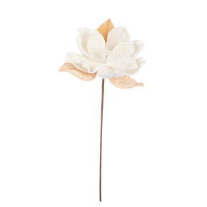 Bizzotto - Modello: Ertemios - Fiore artificiale magnolia ertemios h.50 - Colore: Avorio - SKU: B0976869 - Codice EAN: 8051836706187 
