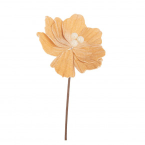 Bizzotto - Modello: Ertemios - Fiore artificiale poinsettia ertmios h.25 - Colore: Ocra - SKU: B0976867 - Codice EAN: 8051836706163 