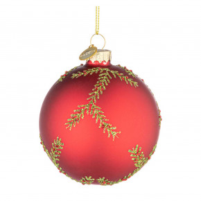 Bizzotto - Modello: Woods - Pallina di natale woods d.8 - Colore: Rosso - SKU: B0978127 - Codice EAN: 8051836735132 