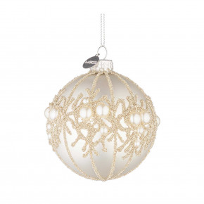 Bizzotto - Modello: Gem - Pallina per albero di natale gem d.8 - Colore: Bianco - SKU: B0978460 - Codice EAN: 8051836742741