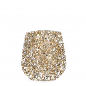 Bizzotto - Modello: Brillant - Portacandela con brillantini d.8 - Colore: Oro - SKU: B0976400 - Codice EAN: 8051836698635