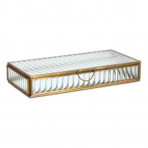 Bizzotto - Portagioie grande con coperchio in ottone e vetro Tehri - SKU: B0187059 - Codice EAN: 8051836575882