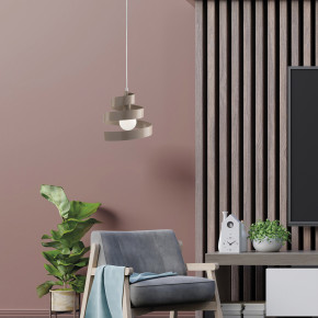 Be Light - Modello: Helix - Sospensione piccola struttura in metallo dalle linee moderne singolo diffusore - Attacco Lampadina: E27 - 1 Lampadina - Watt 60W - Dimmerabile: NO - Grado di Protezione: IP20 - Classe Energetica: A+ - SKU: BL141-1 