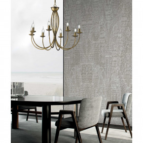 Be Light - Modello: Botte - Lampadario grande dalle linee classiche con struttura in metallo - Attacco Lampadina: E14 - 8 Lampadine - Watt 40W - Dimmerabile: NO - Grado di Protezione: IP20 - Classe Energetica: A+ - SKU: BL147-8