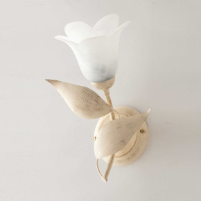 Be Light - Modello: Olga - Applique da parete linee classiche struttura in metallo e diffusore in vetro - Attacco Lampadina: E14 - 1 Lampadina - Watt 40W - Dimmerabile: NO - Grado di Protezione: IP20 - Classe Energetica: A+ - SKU: BL155-AP1 