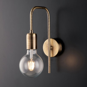 Bonetti Illumina - Modello: Polish - Applique da parete moderna in metallo spazzolato - Colore: Bronzo - Attacco Lampadina: E27 - 1 Lampadina - Watt 60W - Dimmerabile: NO - Grado di Protezione: IP20 - Classe Energetica: A++ - SKU: BL186-AP1-BRZ - Codice EAN: 8050713215477 