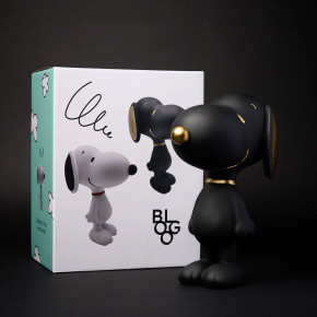 Blogo - Modello: Snoopy - Soprammobile in resina Snoopy Standing Black - Colore: Nero - SKU: SNOO25-1106 - Codice EAN: 8053172470647 