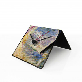 Design Object - Modello: Art Collection - Orologio da scrivania e da tavolo in metallo con magneti e calendario "BOCCIONI" - SKU: IT205 - Codice EAN: 1234567150604 