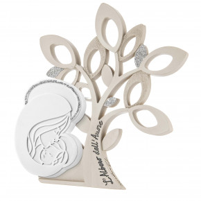 Bongelli Preziosi - Modello: L'Albero dell'Amore - Bomboniera per battesimo - Scultura grande albero della vita e maternità - SKU: ME2387/2/ 