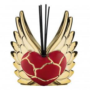 Bongelli Preziosi - Modello: Cuore Ali - Bottiglia profumatore in marmorino in stile kintsugi - SKU: ME2607