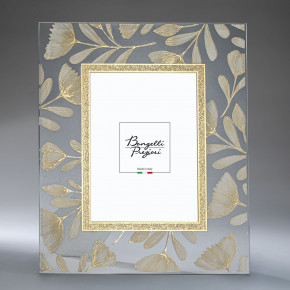 Bongelli Preziosi - Cornice portafoto in vetro dal design moderno decoro a fiori - Foto 13x18 - SKU: CR402 