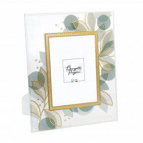 Bongelli Preziosi - Modello: Sfere e Fiori - Cornice portafoto in vetro dal design moderno - Colore: Trasparente - Foto 13x18 - SKU: CR423/V 