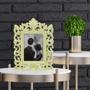 Bongelli Preziosi - Modello: Barocco - Portafoto da tavolo barocco in marmorino dal design moderno ed elegante - Foto 15x20 - SKU: ME2355/ 