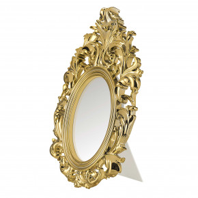 Bongelli Preziosi - Modello: Barocco - Portafoto da tavolo ovale barocco in marmorino dal design moderno ed elegante - Foto 15x20 - SKU: ME2354/ 