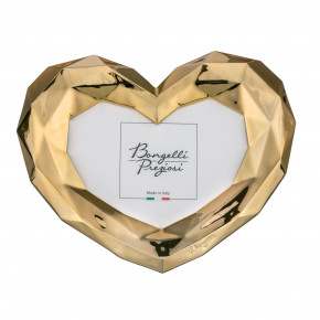 Bongelli Preziosi - Portafoto grande con cornice in marmorino a forma di cuore - Foto 18x13 - SKU: ME2497/2