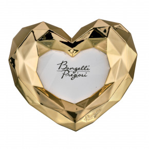Bongelli Preziosi - Portafoto piccolo con cornice in marmorino a forma di cuore - Foto 6x9 - SKU: ME2497/1