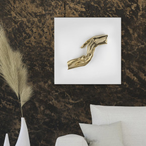 Bongelli Preziosi - Modello: Mani - Quadro con pannello in legno e raffigurazione in marmorino - Tema Quadro: Figurativi - Realizzazione Quadro: Pannelli in Legno - SKU: ME2616 