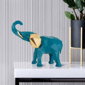 Bongelli Preziosi - Modello: Modern Animal - Scultura da tavolo Elefante piccolo in marmorino dal design moderno ed elegante - SKU: ME2343/2 
