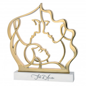 Bongelli Preziosi - Scultura da tavolo piccola in marmorino con la sacra famiglia - SKU: ME2500/1 