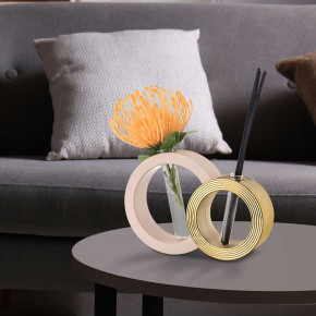 Bongelli Preziosi - Modello: Double - Vaso rotondo con profumatore per ambienti dal design moderno ed elegante - SKU: ME2337/2 