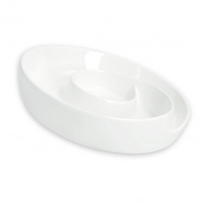 Brandani - Modello: Lollipop - Antipastiera in porcellana dal design moderno ed elegante - Colore: Panna - SKU: B51176 - Codice EAN: 8029722511764 